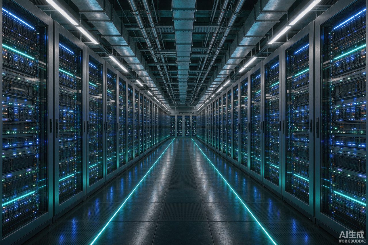 AI 数据中心机房 GPU 服务器机柜通道